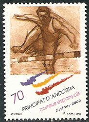 Serie sellos Andorra 280. Juegos Olímpicos Sydney