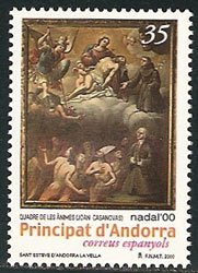 Serie sellos Andorra 283. Navidad