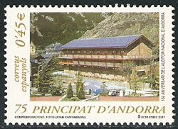 Serie sellos Andorra 288. 10º aniv. Auditorio Nacional Andorra