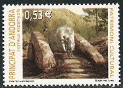 Serie sellos Andorra 328. Patrimonio cultural