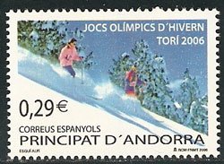 Serie sellos Andorra 334. Juegos Olímpicos de Invierno