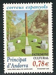 Serie sellos Andorra 337. Patrimonio cultural