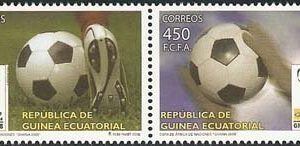 Sellos Guinea Ec. 404-07.Copa África de Naciones «Ghana 2008»