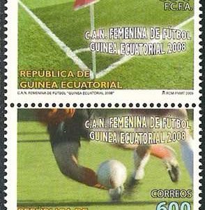 Sellos Guinea Ec. 422-25.Copa África Naciones Femenina de Fútbol