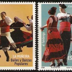 4501-02.Bailes y danzas populares.La muñeira y el fandango