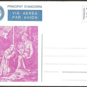 Aerograma Navidad 1981