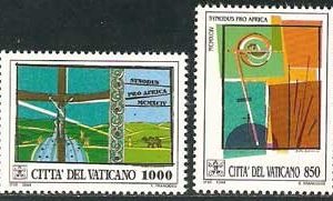 Serie sellos Vaticano 0978-79. Asamblea África del Sínodo