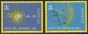 Serie sellos Vaticano 0984-85. Europa