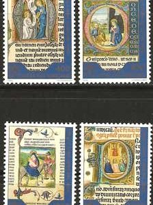 Serie sellos Vaticano 1025-28. Hacia el Año Santo 2000