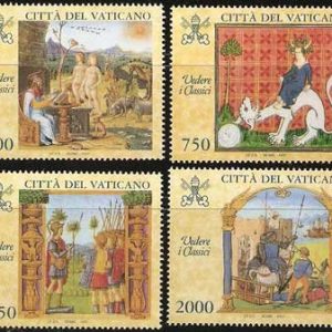 Serie sellos Vaticano 1072-75. Exposición en el Vaticano