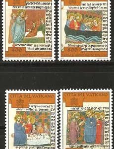 Serie sellos Vaticano 1084-87. Hacia el Año Santo 2000