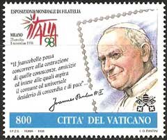 Serie sellos Vaticano 1118. Italia’98