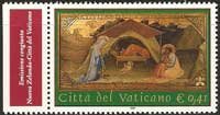 Serie sellos Vaticano 1282. Navidad
