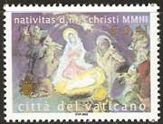 Serie sellos Vaticano 1324. Navidad