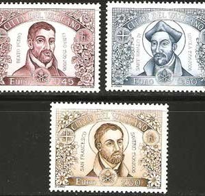 Serie sellos Vaticano 1398-00. Aniversarios