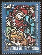 Serie sellos Vaticano 1445.Santa Isabel de Hungría y de Turingia
