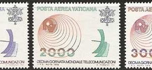Serie sellos Vaticano Aéreo 63-65