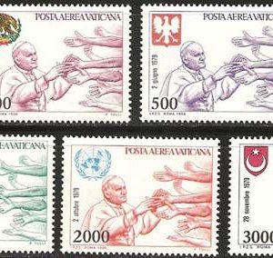 Serie sellos Vaticano Aéreo 66-72