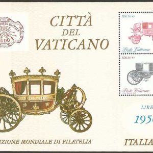 HB nº08. Exp. Mundial de Filatelia «Italia’85»