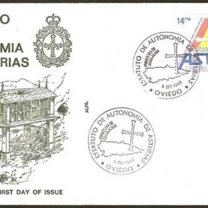 0239. Matasellos Estatuto de Autonomía (Oviedo – 8/09/83)