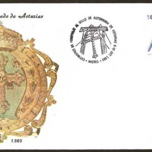 0240. Matasellos Exfimieres 83 (Mieres – 8-10/09/83)