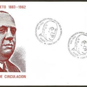 0245.Matasellos I Cent. Nacimiento Indalecio Prieto(Oviedo-1983)
