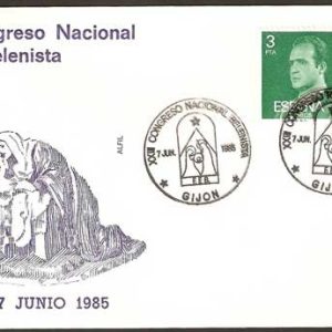 0272.Matasellos XXIII Congreso Nacional Belenista (Gijón-1985)