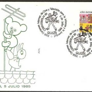 0273. Matasellos Cerinterfilm 85 (Gijón – 5/07/85)