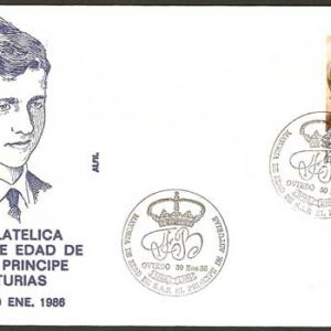 0283.Matasellos Mayoría de Edad (Oviedo – 30/01/86)