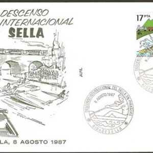 0306.Matasellos Descenso Int. del Sella (Ribadesella- 8/08/87)