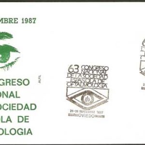 0309.Matasellos Congreso Sociedad Oftalmología (Oviedo – 09/87)