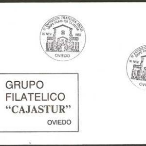 0312.Matasellos Exp. Filatélica Grupo Cajastur (Oviedo-16/11/87)