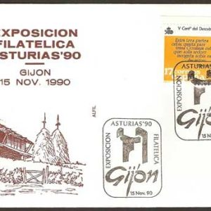 0361.Exp. Filatélica Asturias 90 (Gijón – 15/11/90)