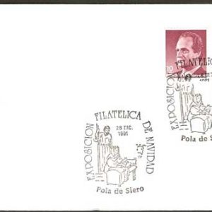 0376.Exp. Filatélica de Navidad (Pola de Siero – 28/12/91)
