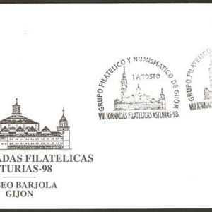 0478.VIII Jornadas Filatélicas (Gijón – 1/08/98)