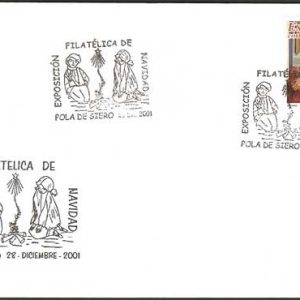 0568.Exp. Filatélica de Navidad(Pola de Siero – 28/12/01)