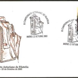 0608.III Cpto. Asturiano Filatelia (Mieres – 22/10/03)