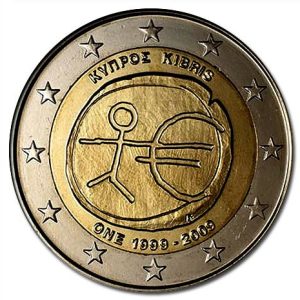 Moneda 2 euros de Chipre 2009 Tema común EMU