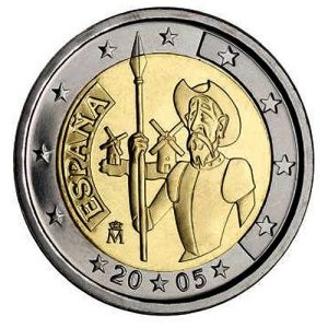Moneda 2 euros de España 2005 – El Quijote