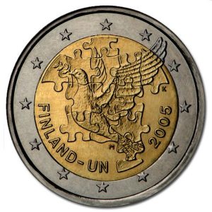 Moneda 2 euros de Finlandia 2005