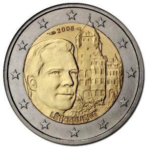 Moneda 2 euros de Luxemburgo 2008 Castillo de Berg