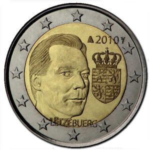 Moneda 2 euros de Luxemburgo 2010 Escudo de Armas