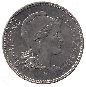 Moneda Euzkadi 02 pesetas 1937 MBC+