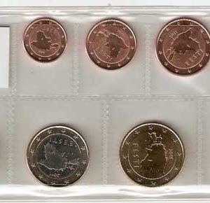 Serie monedas euro. Estonia 2018 S/C