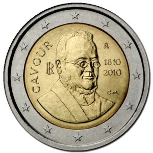 Moneda 2 euros de Italia 2010 Conde Cavour
