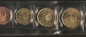 Serie monedas Euro. España 2001 (S/C)