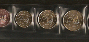 Serie monedas Euro. España 2011 (S/C)