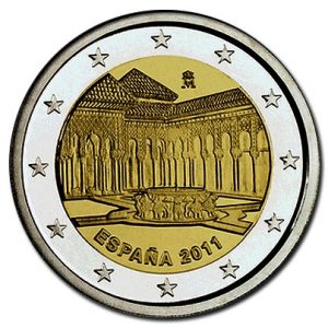 Moneda 2 euros de España 2011 – Patrimonio Alhambra de Granada