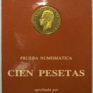 Serie cartera.Año 1982.Moneda 100 ptas PRESENTACIÓN