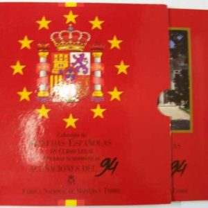 Cartera Oficial Pesetas Año 1994 (8 valores)